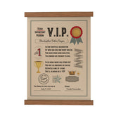VIP Seal of Approval Scroll Poster